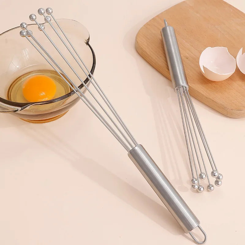 10 12 Stainless Steel Ball Egg Whisk Mixer