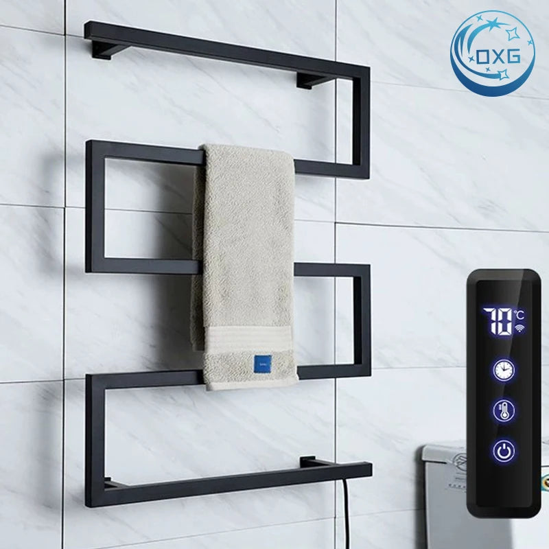 Oxg Wall Mounted Bathroom Electric Towel Warmer Rack