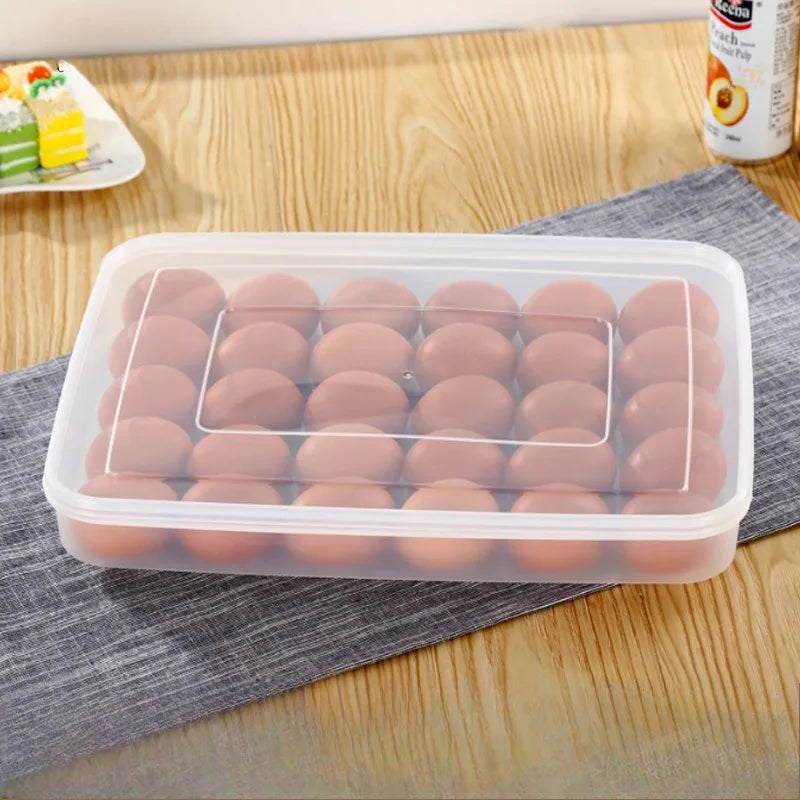 1pcs Simple Egg Box 30-Grid Refrigerator Storage Box