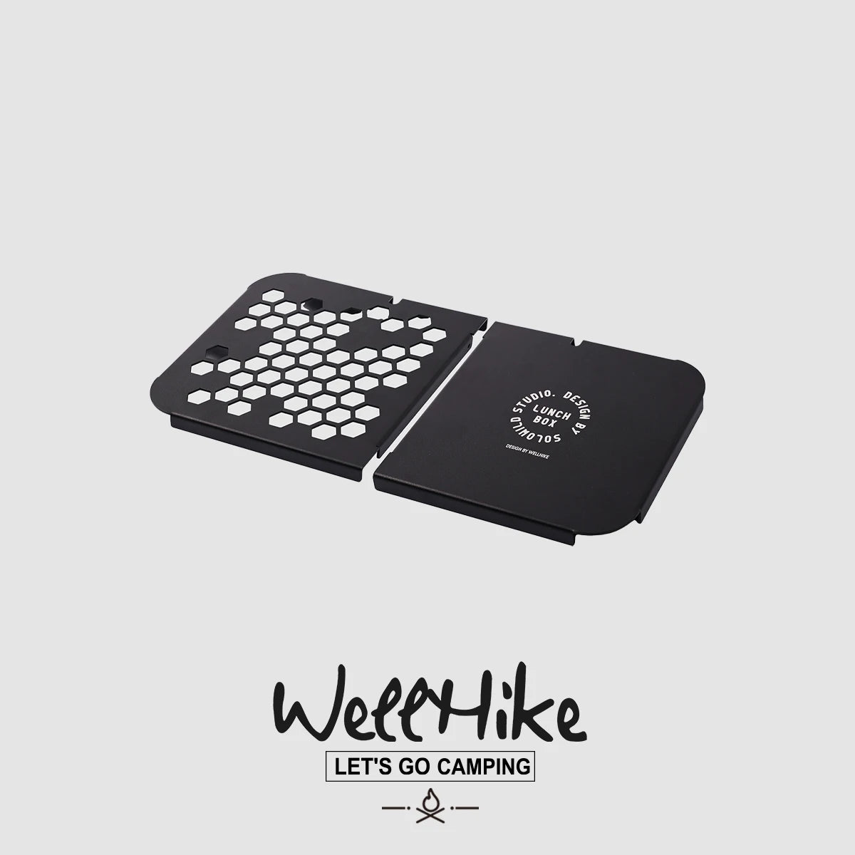 Wellhike- Outdoor Lunch Box Metal Table Tactical Camping