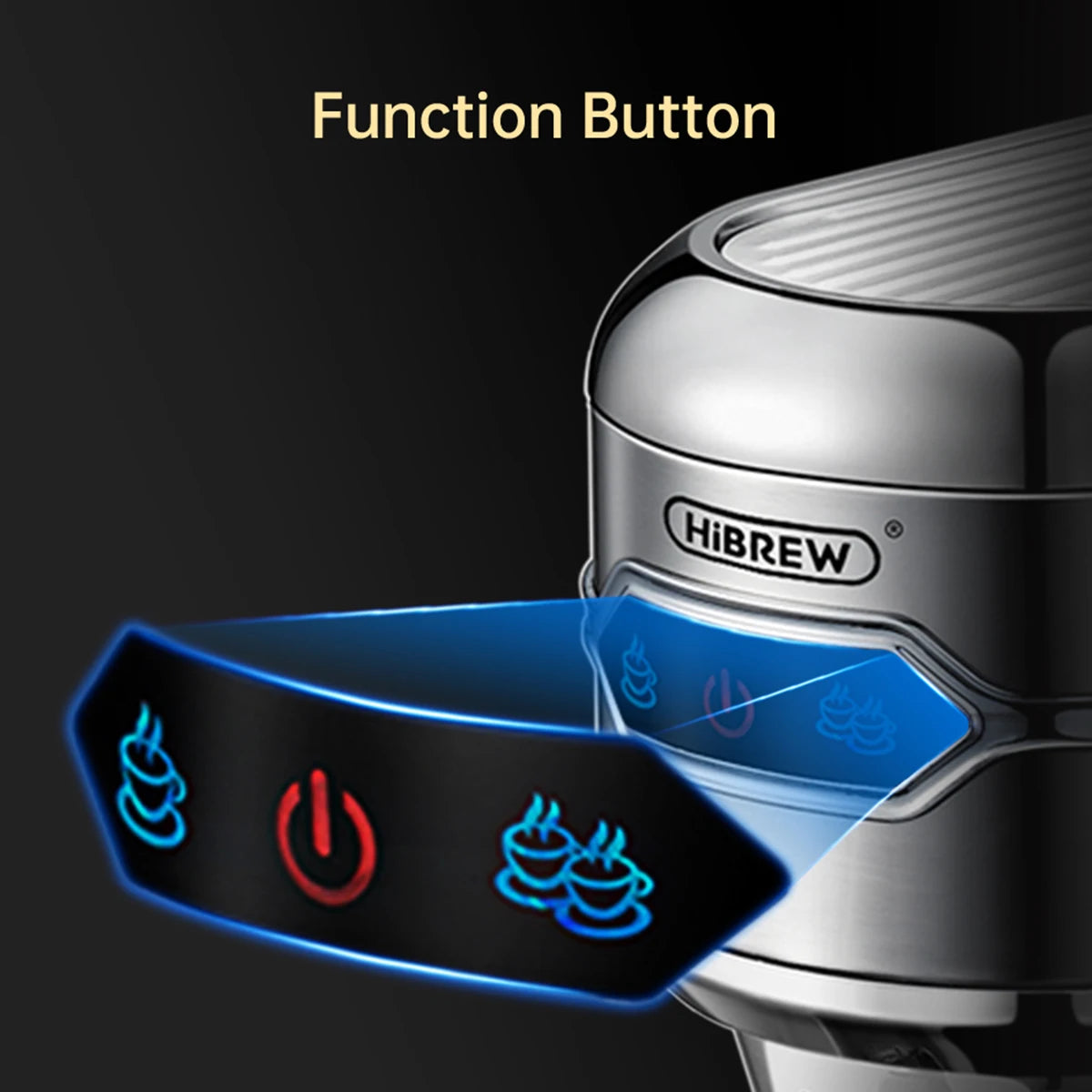 Hibrew Coffee Maker Cafetera 20 Bar Inox Semi