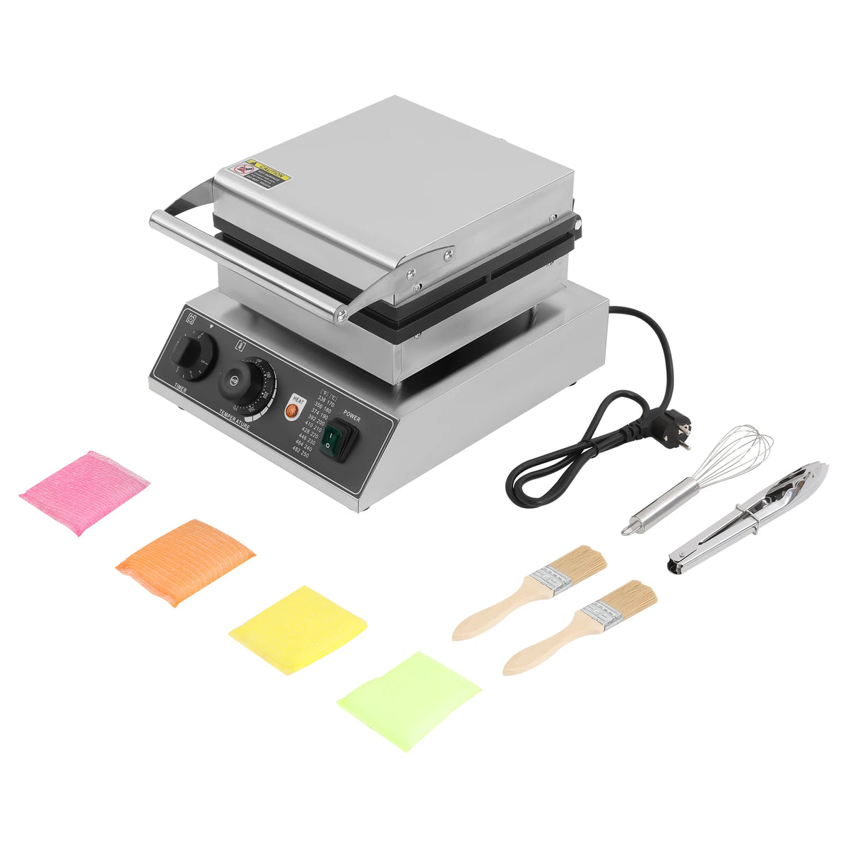 1750w Electric Waffle Maker Grids Waffle Making Machine