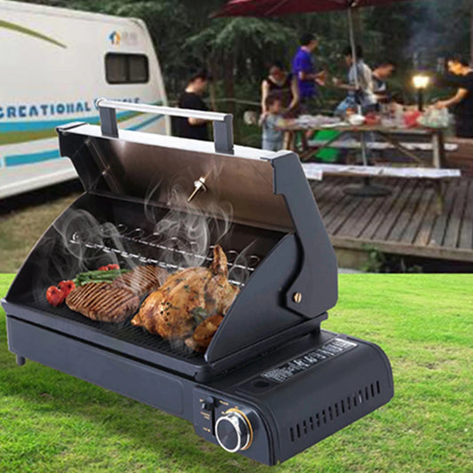 Camping Multi Gas Grill Bbq Stove Grill Folding