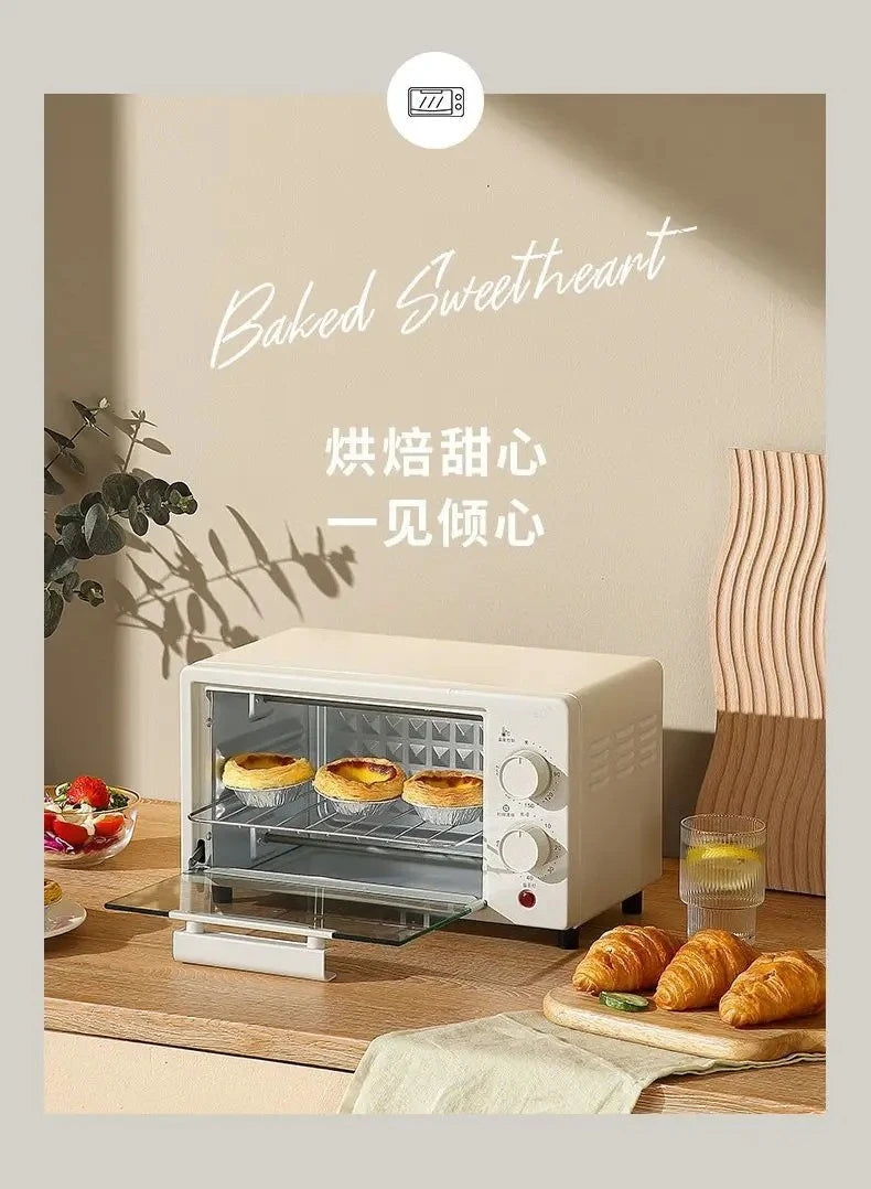 Electric Oven Small Baking Automatic 12 Liter Double-Decker