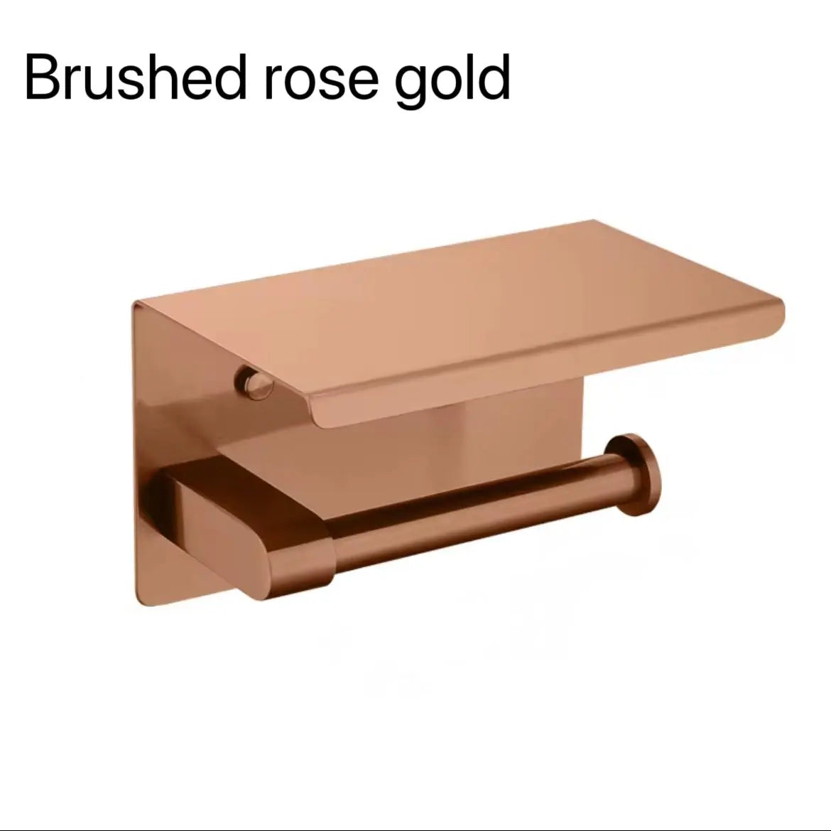 Brushed Rose Gold Bathroom Hardware Towel Ring Towel