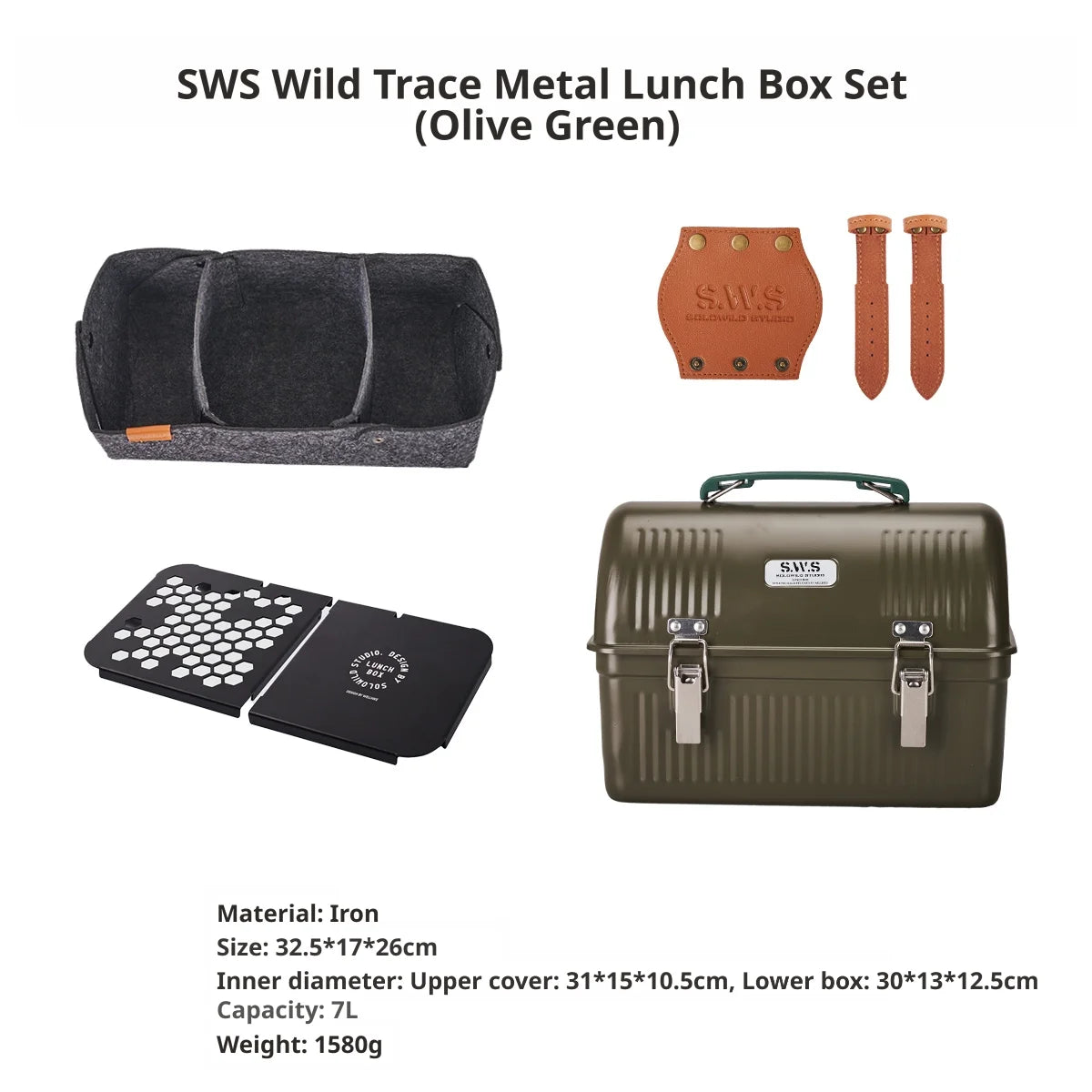 Wellhike- Outdoor Sws Wild Trace Metal Lunch Box
