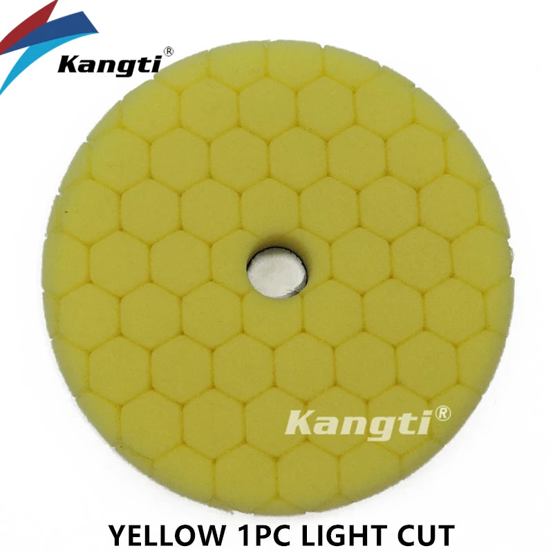 Kangti 5/6 Inch Car Polishing Pad Kit Self-Adhesive