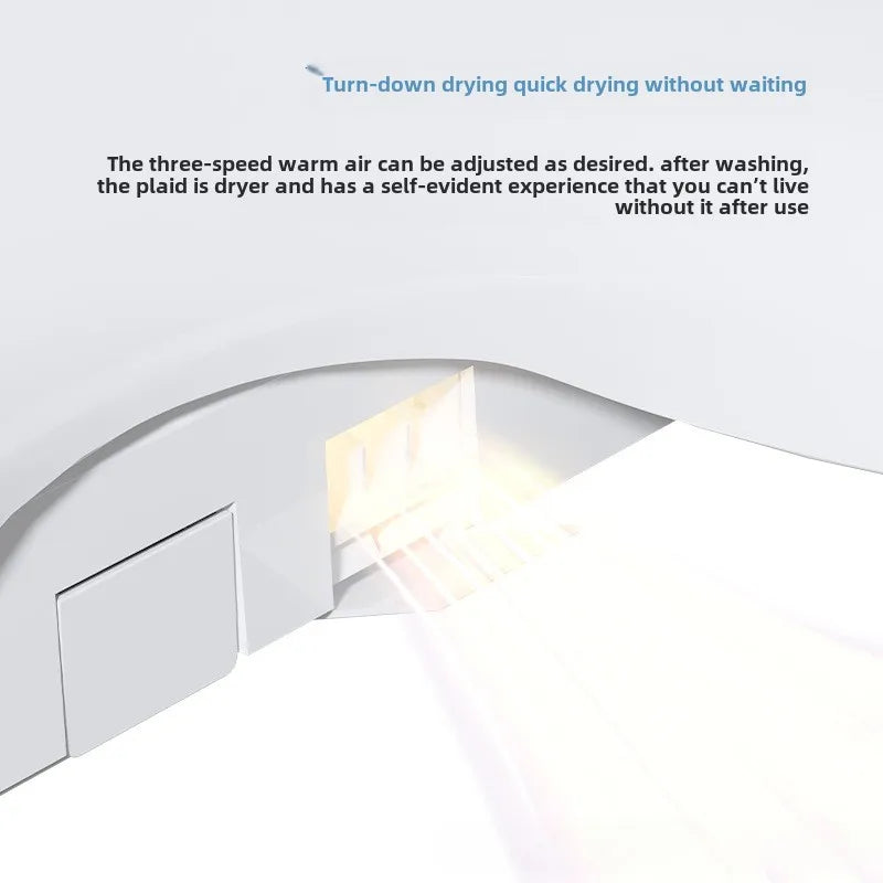 Automatic Intelligent Toilet Seat Cover Cleaning Drying Functions