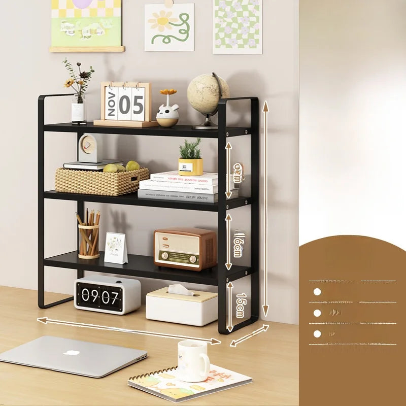 Multi-Layer Desk Organizer Rack Office Computer Table Storage