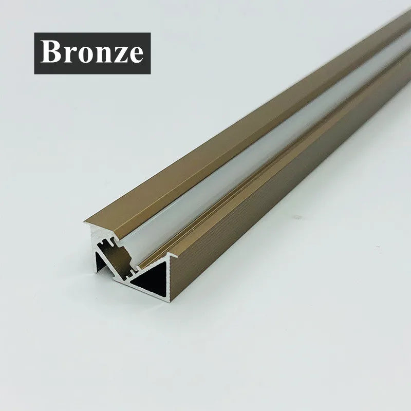 45degree Hidden Lighting Hard Bar Light Invisible Recessed