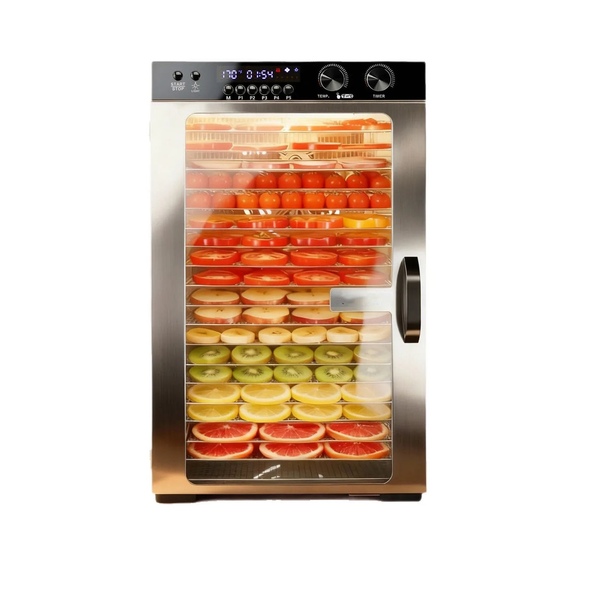 48h Timer Food Dehydrator Machine 18-Tray Large Capacity