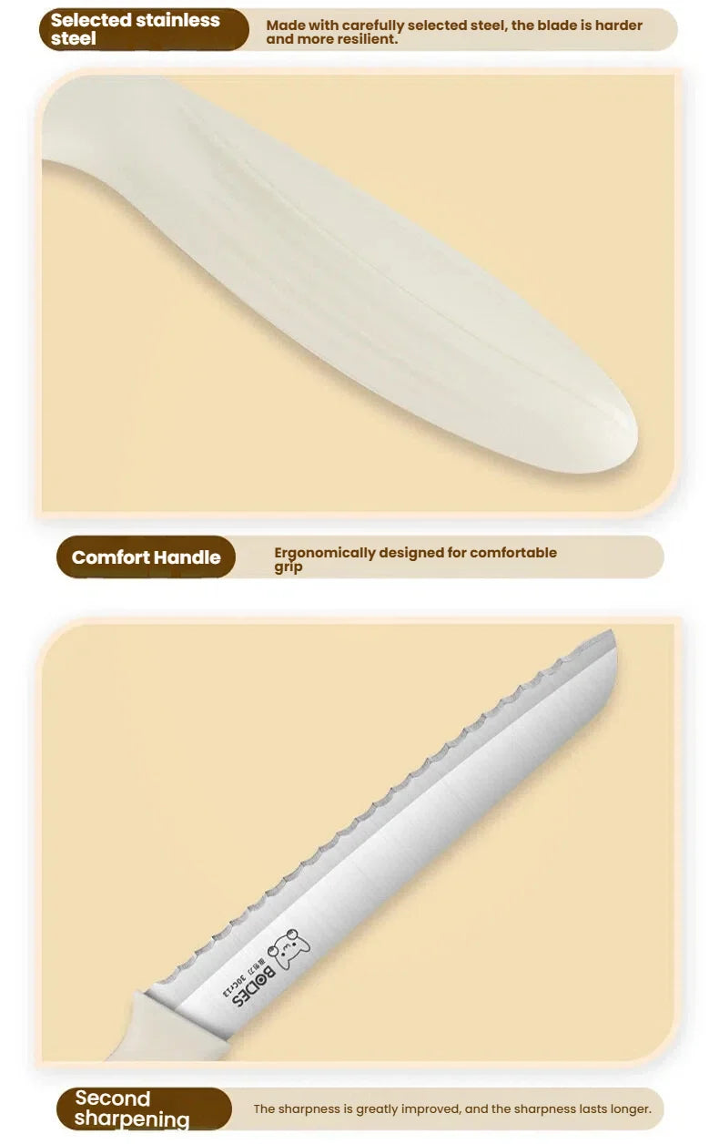 Bread Knife Serrated Edge Sandwich Toast Slicing Knife