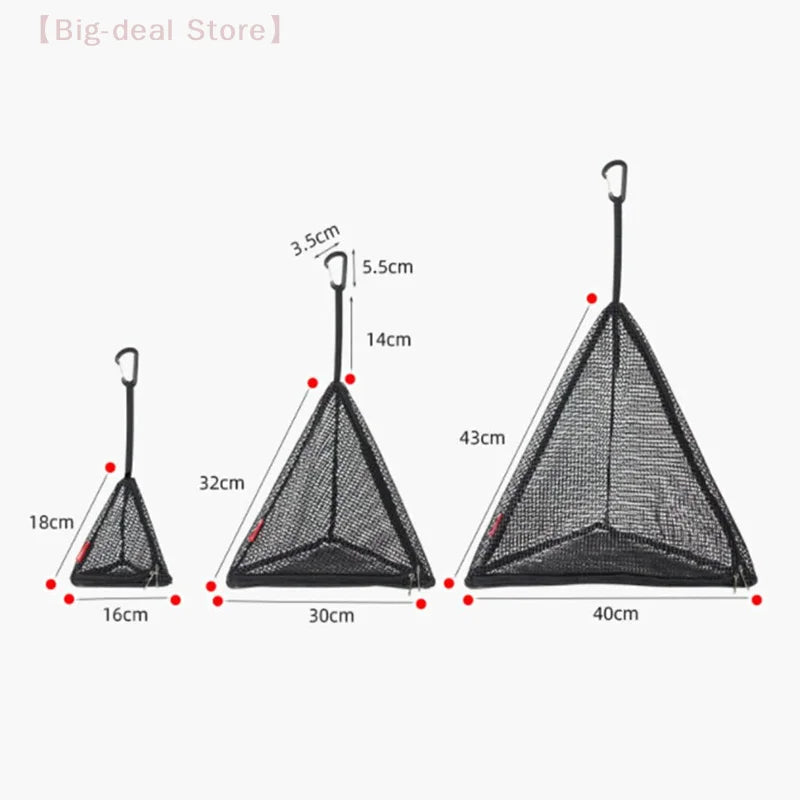 Outdoor Camping Hanging Net Foldable Storage Bag Cookware