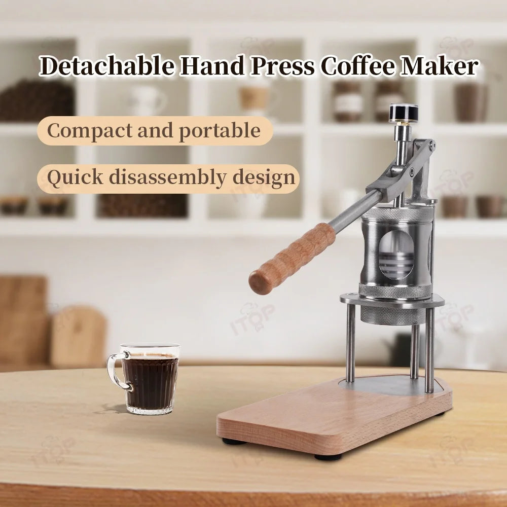 Itop W1 Mini Hand Press Coffee Maker Detachable