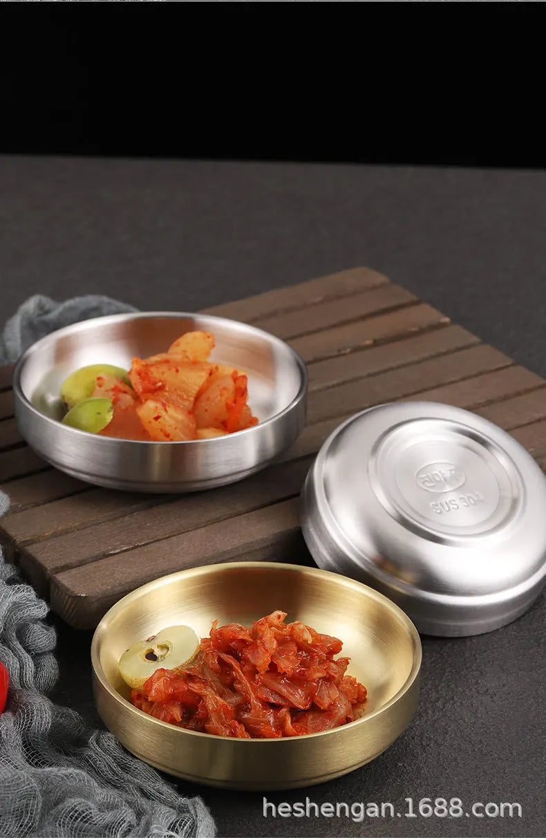 Korean 304 Stainless Steel Sauce Dish Small Dish
