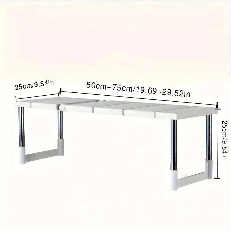 Adjustable Under Sink Storage Rack Expandable & Bathroom