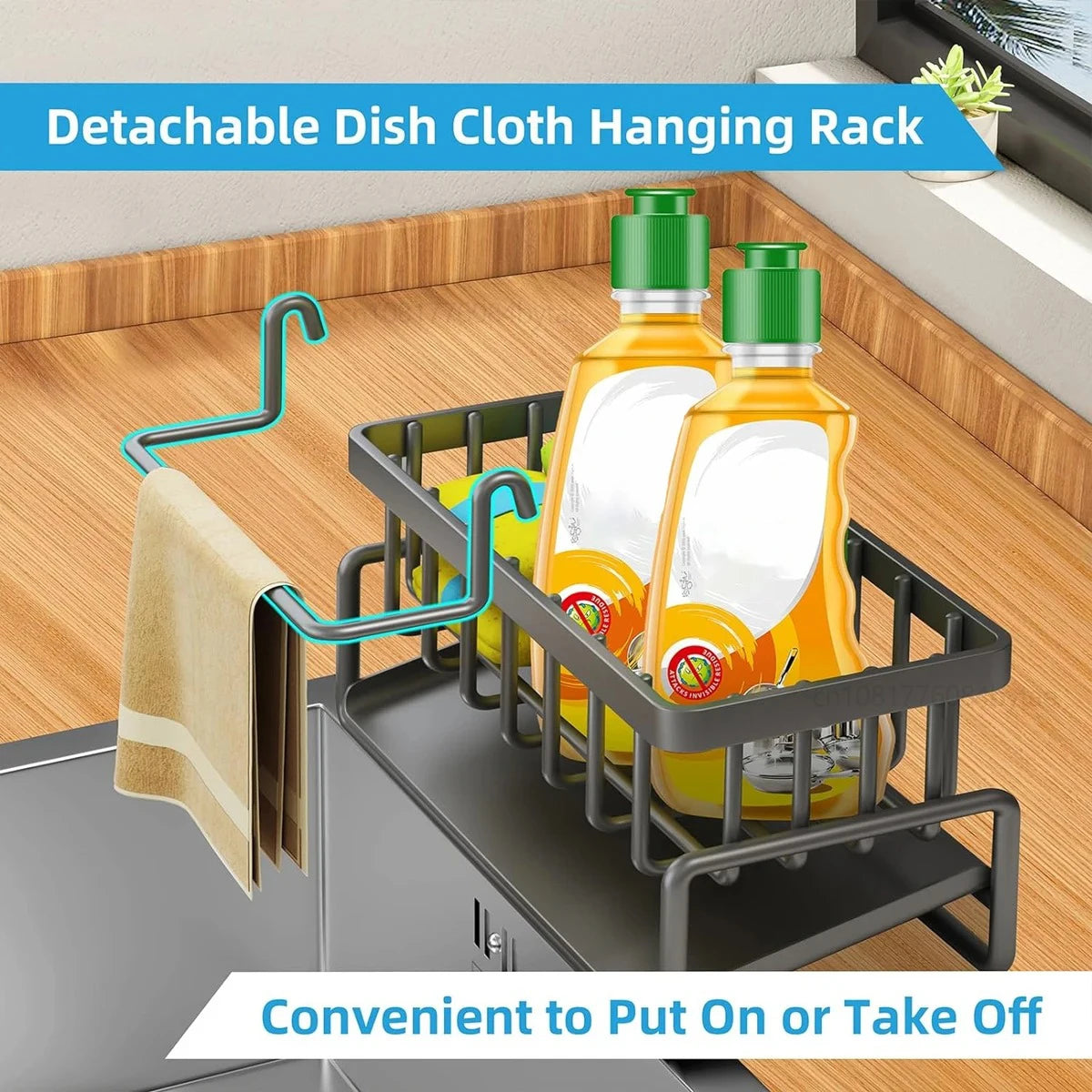Sink Drain Rack Organizer Sponge Storage Faucet Holder