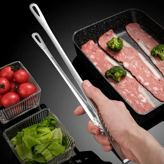 Tongs Stainless Steel Barbecue Tongs Clip Bbq Grill