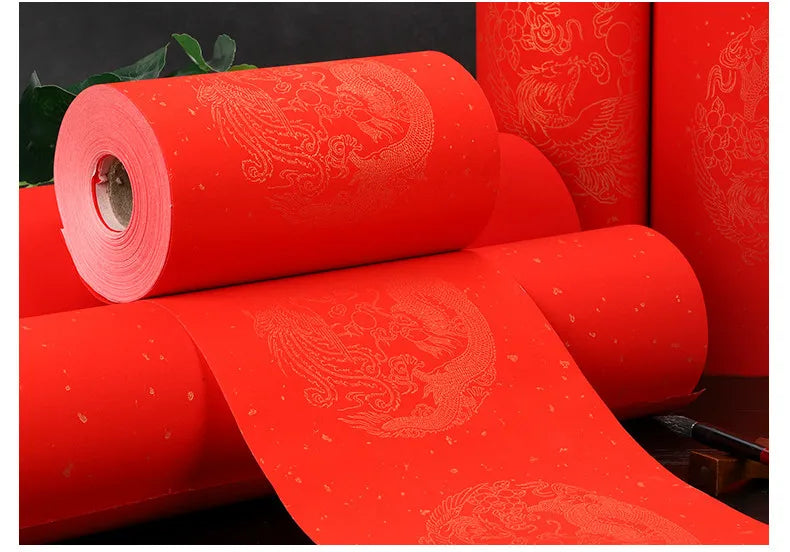 Red Rice Paper Decoupage Red Xuan Paper Chinese