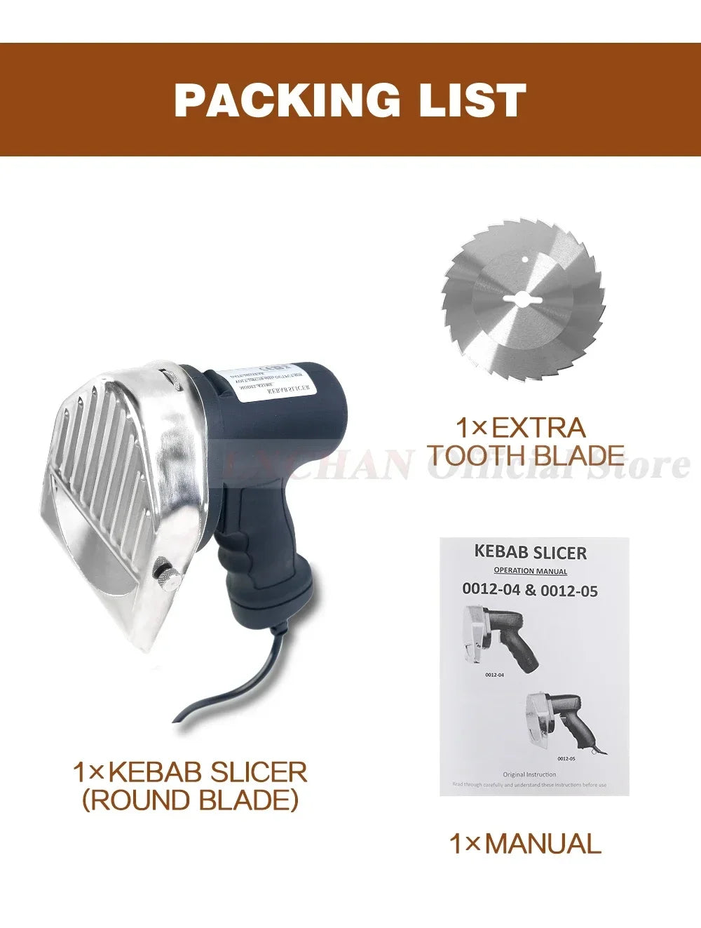 Lx 05 Electric Kebab Slicer Shawarma Machine Knife