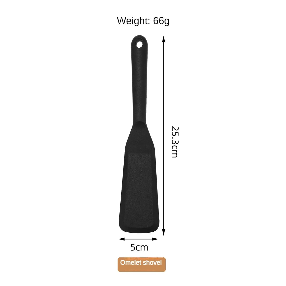 1/10pcs Food-Grade Silicone Heat-Resistant Slotted Spoon