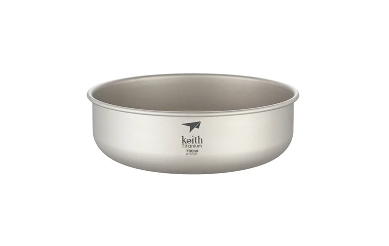 Keith Camping Tableware Titanium Bowls Pan Fruit Vegetable