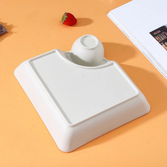 1pc Dumpling Plate Sauce Dish Square Serving Plate