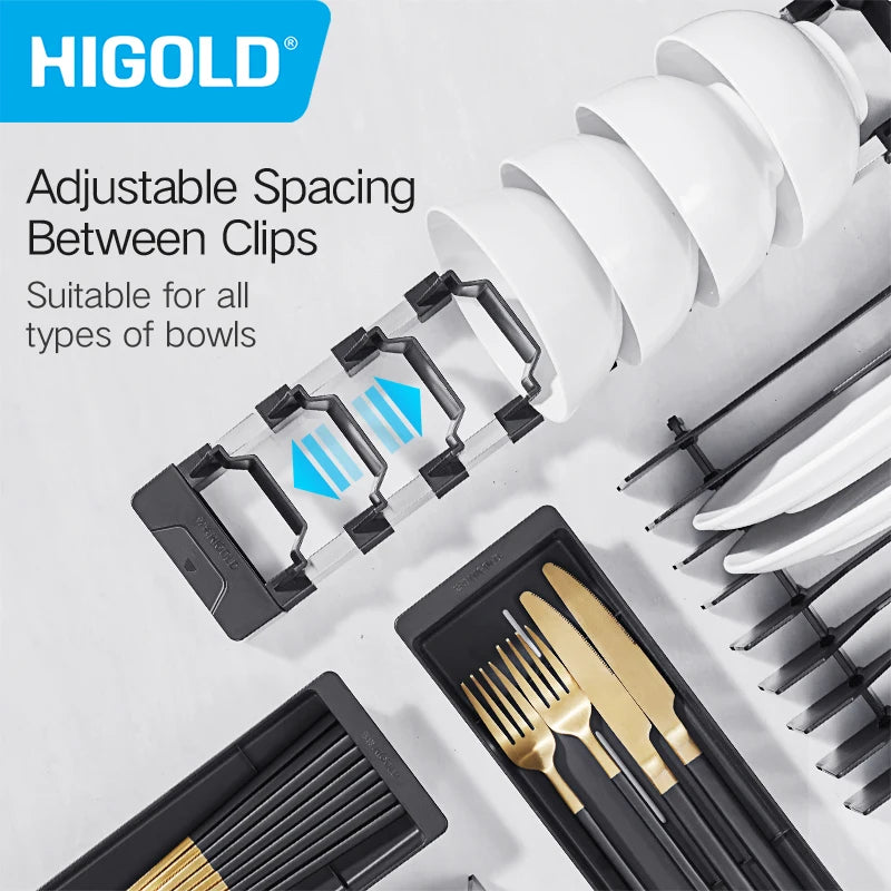 Higold 500mm Cabinet Pull Basket Double Drawer Dish