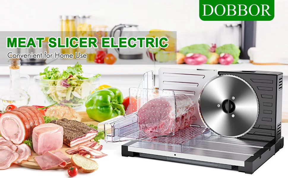 Appliances Meat Slicer Removable Blades Electric Food Slicer