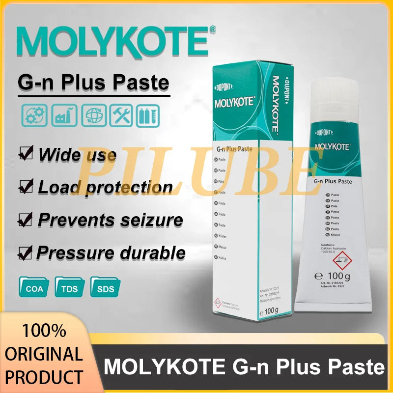 Molykote Plus Paste 50g 100g 1kg Solid Lubricant