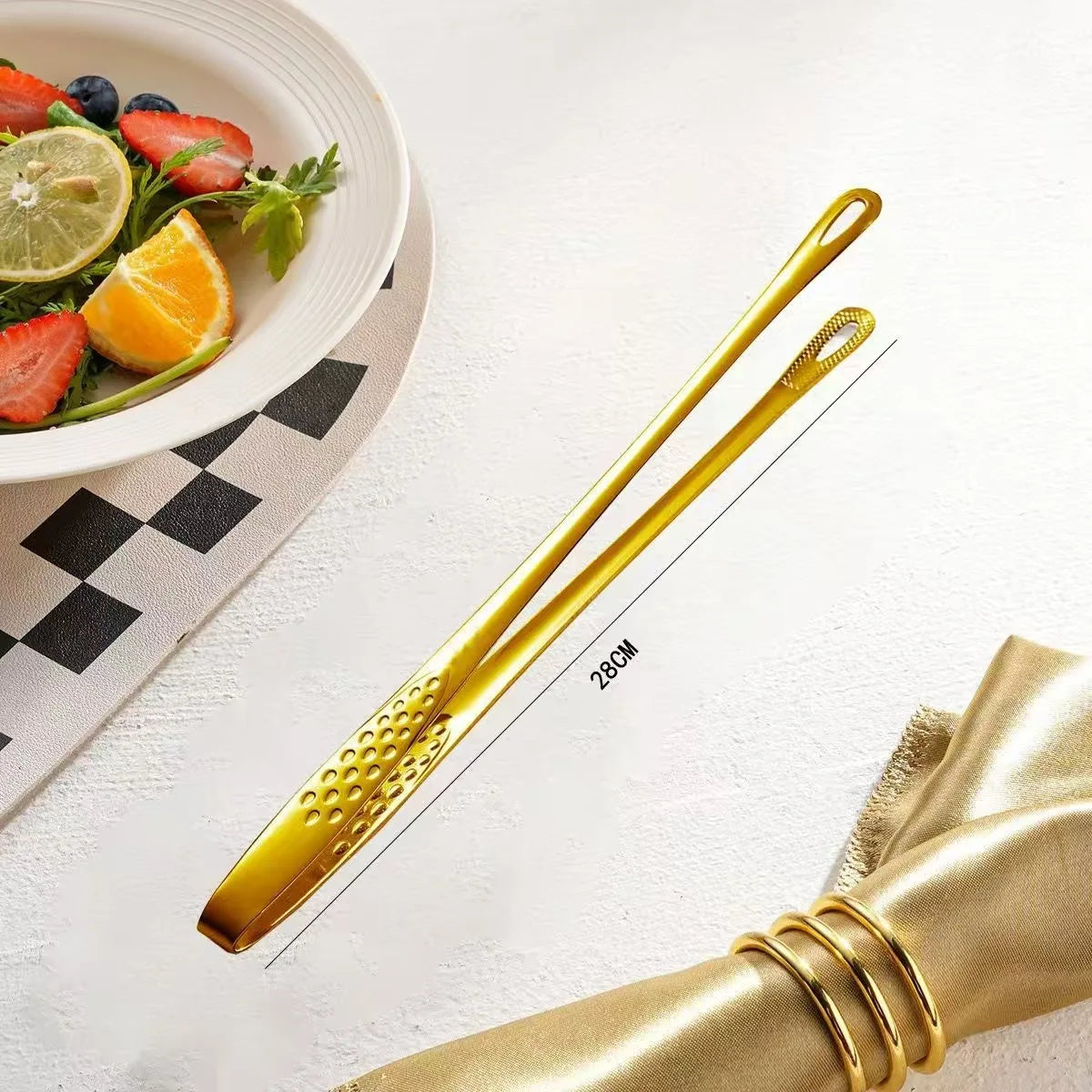 Tongs Stainless Steel Barbecue Tongs Clip Bbq Grill