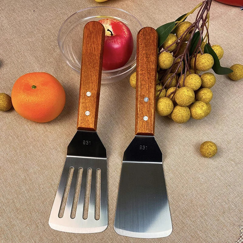 Metal Spatulas Cast Iron Skillet Fish Egg Grill