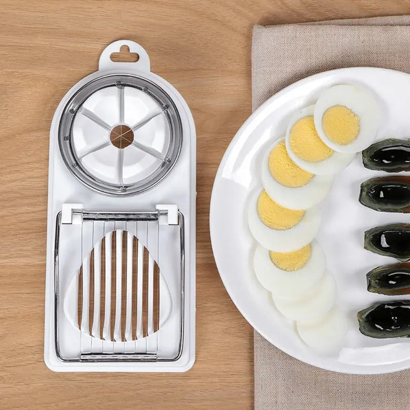Egg Slicers Stainless Steel Slicer Fancy Splitter Egg