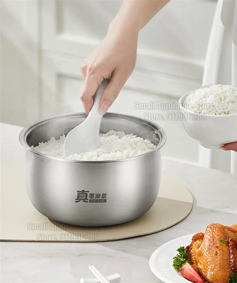 Midea Healthy Rice Cooker 3l No Coating Stainless