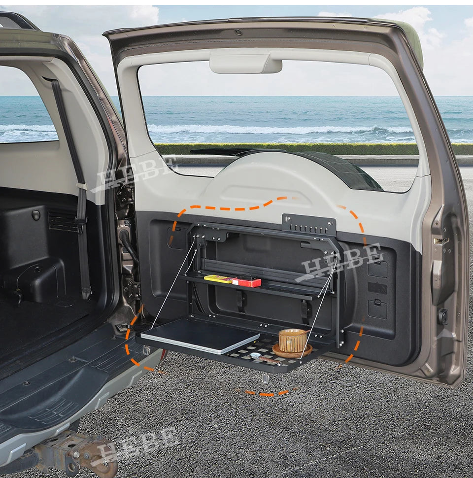Hebe Car Double Layer Tailgate Shelf Trunk Storage