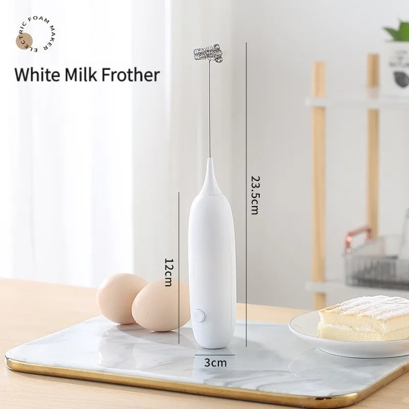 1pc Battery Model Handheld Egg Beater Froth Mixer