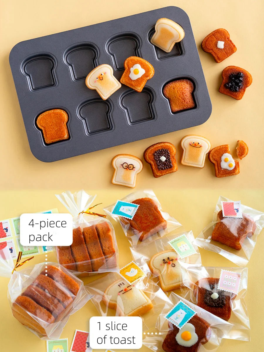 Cavity Toast Molds Jam Sandwich Bread Loaf Pan