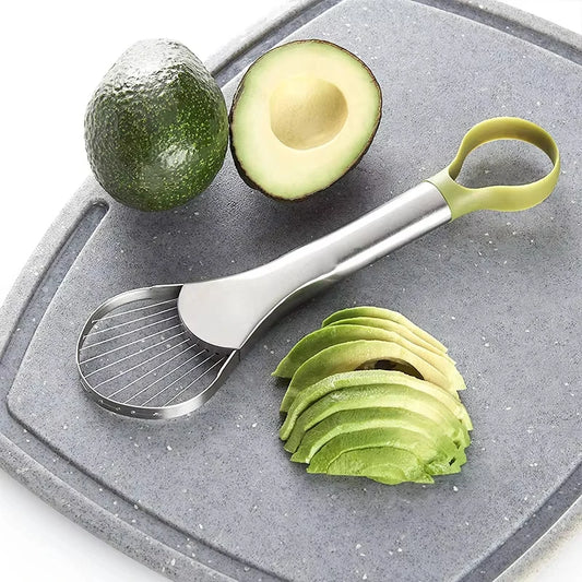 Avocado Slicer In Stainless Steel Avocado Cutter Peeler