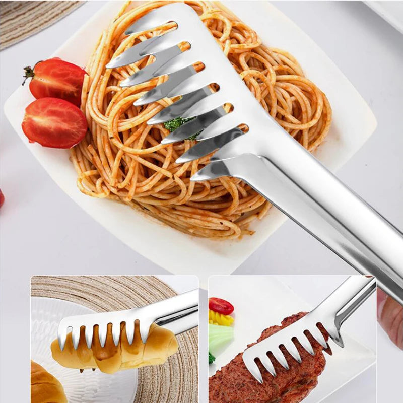 Stainless Steel Spaghetti Tong Inch Pasta Clip Comb