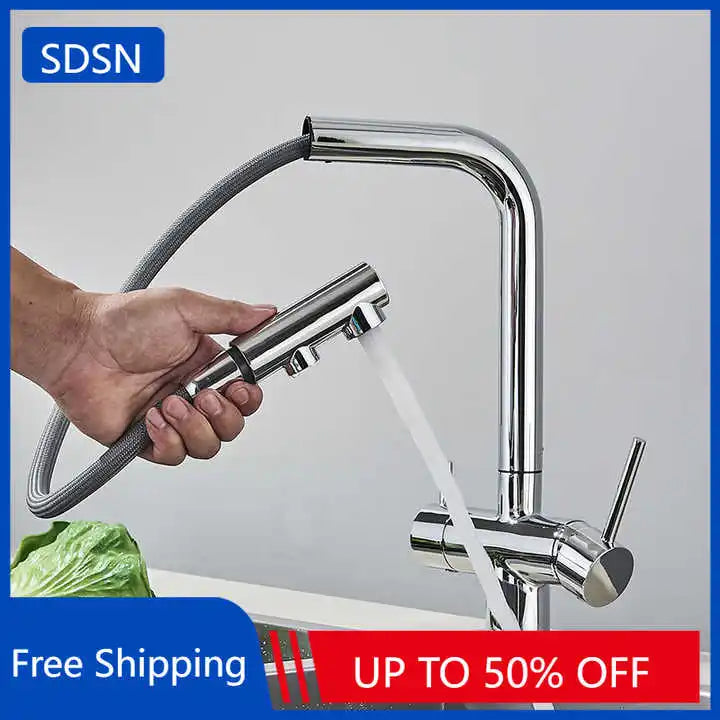 Ways Pull Out Filter Sink Faucets Pull Down