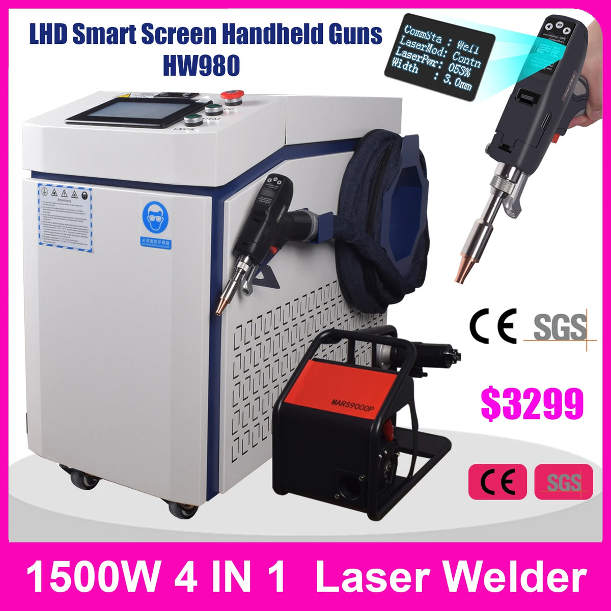 Raycus 3000w Laser Welder In Laser Welder Welding