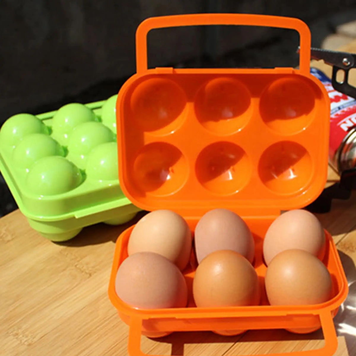Camping Egg Container Traveling Outdoor Organizer Case Storage
