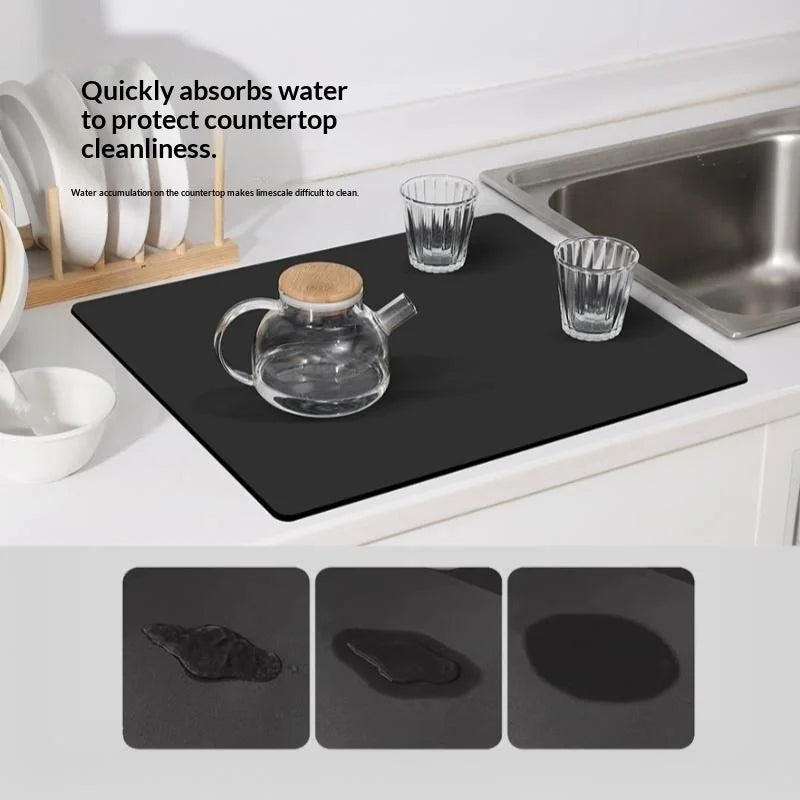 Absorbent Fast Drying Non Slip Counter Mat 30
