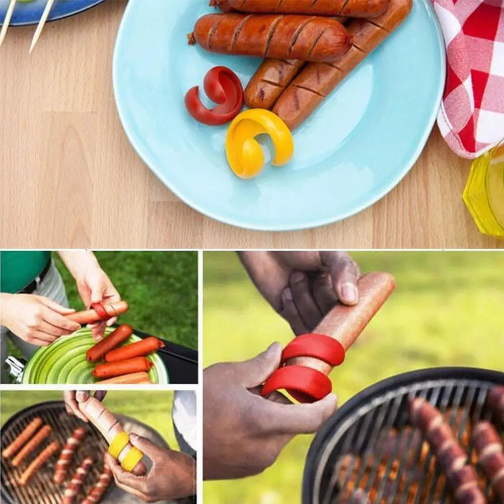 Dog Slicer Barbecue Sausage Cutter Barbecue Camping Innovation