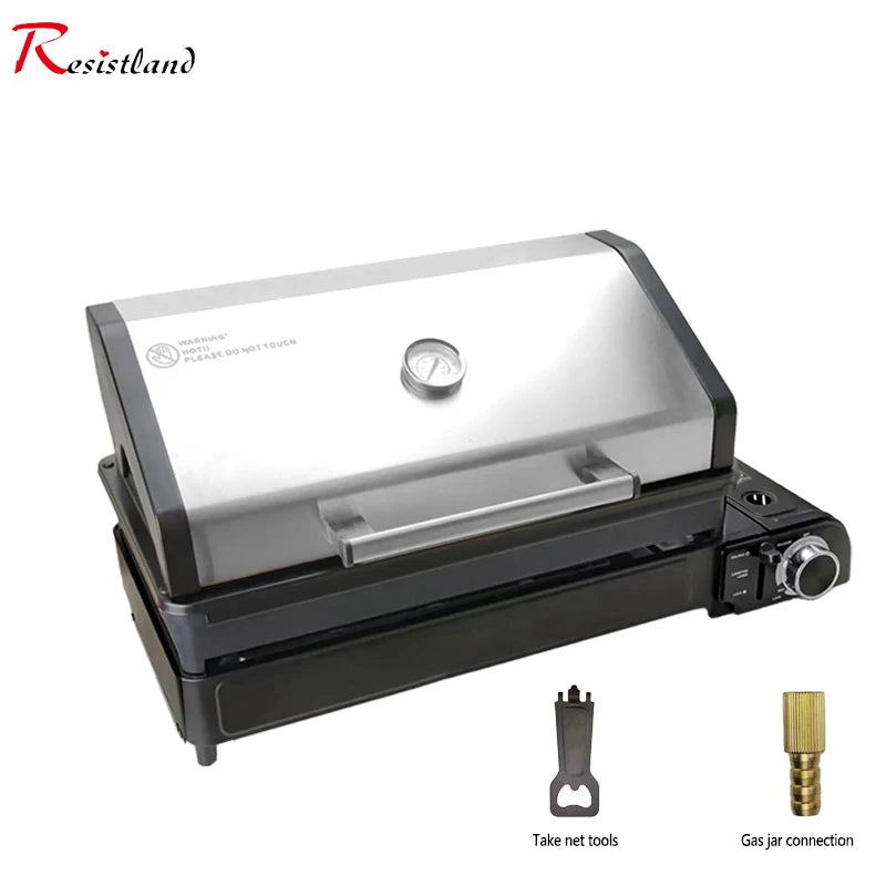 Camping Multi Gas Grill Bbq Stove Grill Folding