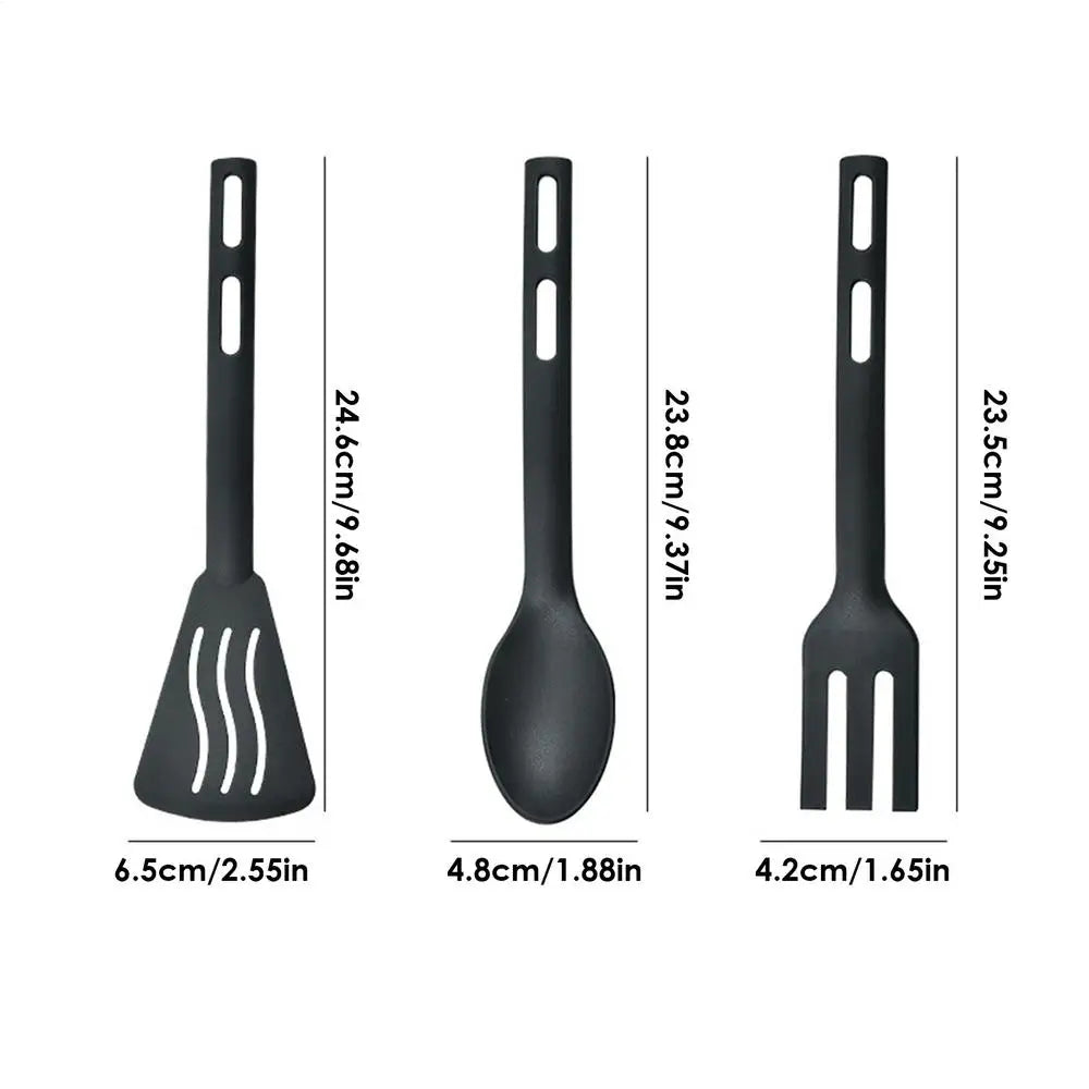 Nylon Cooking Sturdy Cutlery Kit Non-Stick Spatulas Comfortable