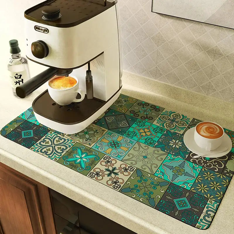 Coffee Machine Drain Pad Super Absorbent Dish Drying