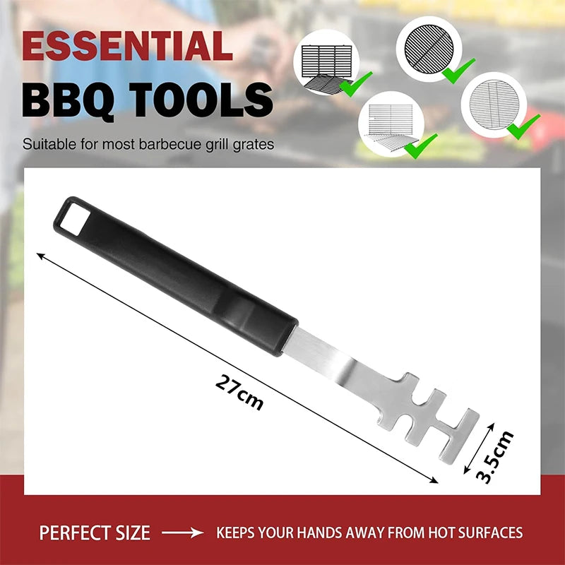 Universal Grill Grate Lifter Cast Iron Grid Lever