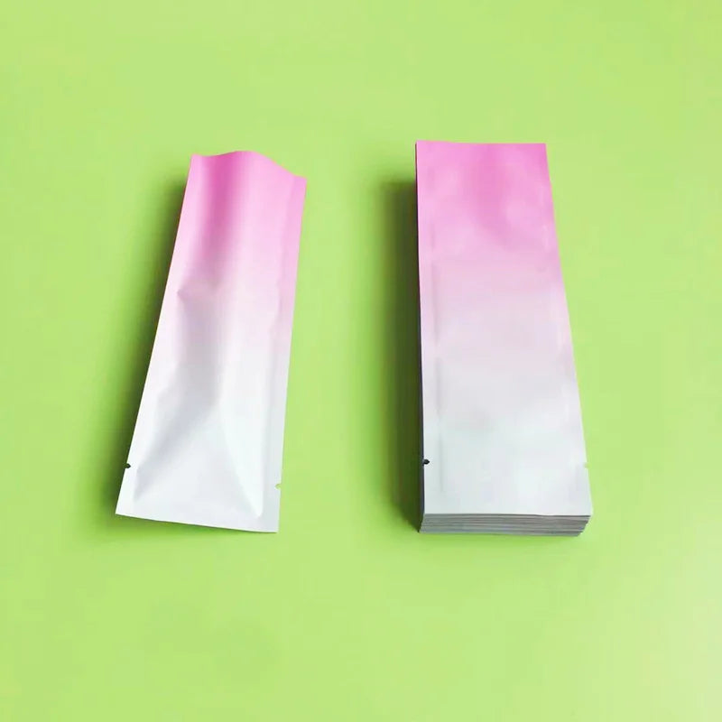 100pc Small Heat Sealable Foil Bags Colors Mylar