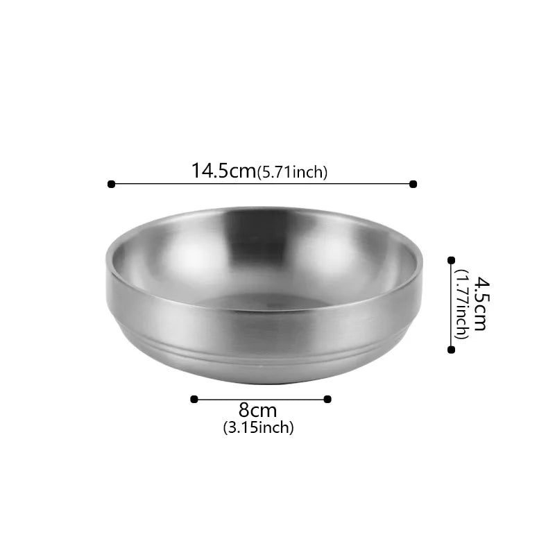 Stainless Steel Sauce Dish Small Dish Kimchi Dish
